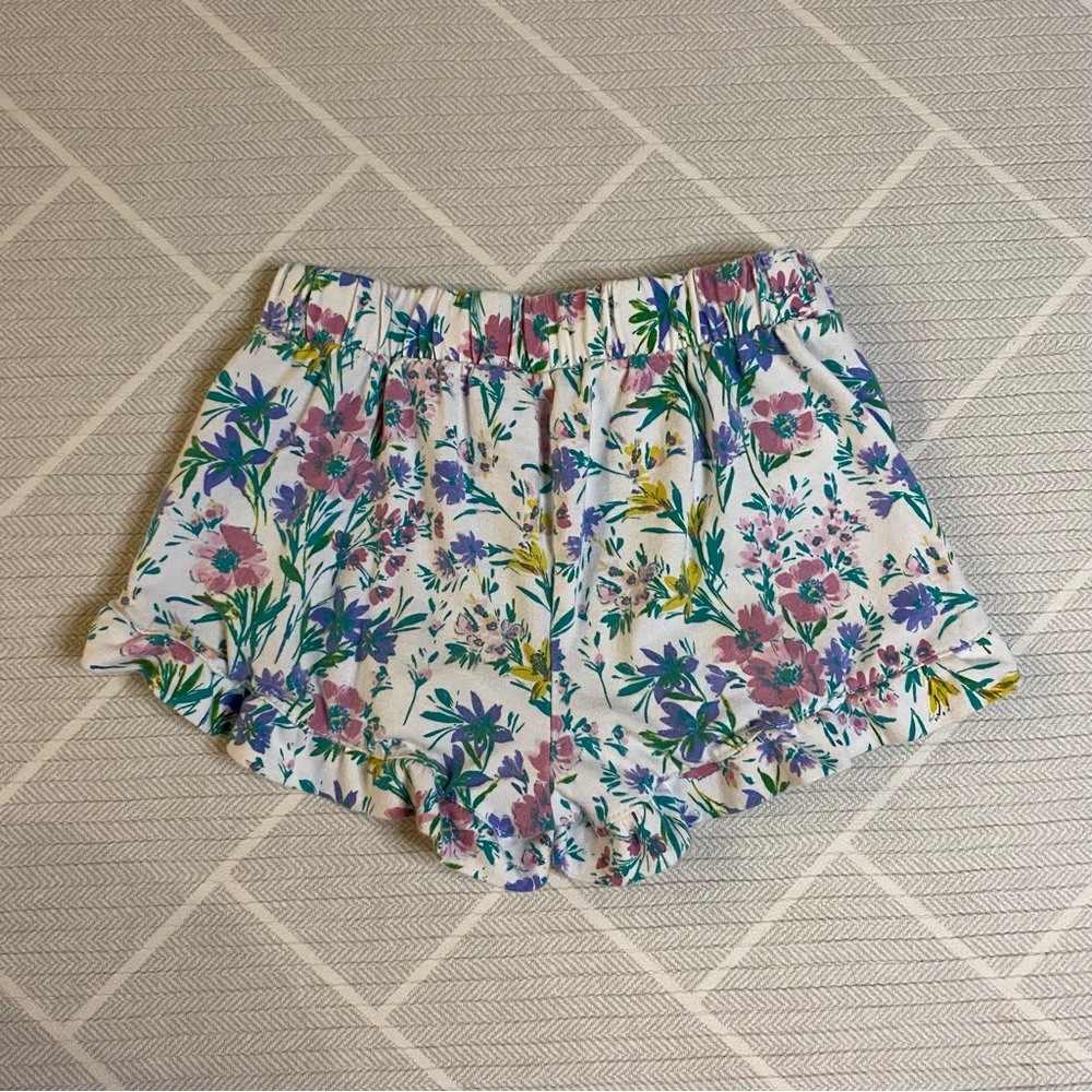 Baby Gap Floral Ruffle Hem Shorts Girl’s Size 5 - Picture 5 of 5